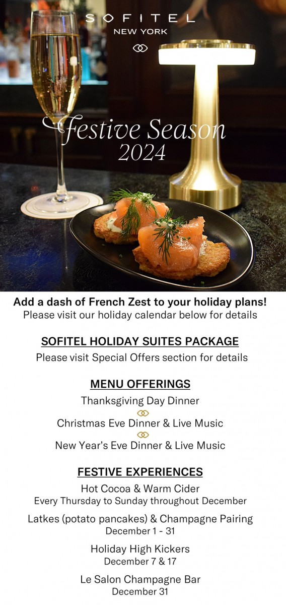 Photo of the hotel Sofitel New York: Festive season popup suite package